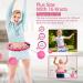 Smart Weighted Fitness Hoop for Adults | Waist Trainer with Counting Feature | Adjustable Size | 2-in-1 Abdomen Exercise Hoop | Ideal for Weight Loss and Beginner Workouts - Buy Online on GoSupps.com