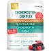Granions Glucosamine Chondroitin MSM Powder Joint Supplements for Men and Women Chondrosteo Hydrolyzed Marine Collagen Peptides Essential Vitamins Minerals Nutritional Complex - Berry - 10 Oz