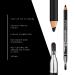 Pippa of London Black Thunder Velvet Soft Powderliner: Long Lasting Black Eyeliner Pencil with Brush | Water Resistant & Soft Finish - Buy Online on GoSupps.com