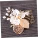 FRCOLOR 1PC Hair Comb Clip Wedding Hair Comb Women Hair Accessory Bridal Hair Comb Crystal Rhinestone Hair Pin Bridal Comb crystal hair comb Bride Insert Comb Miss hair accessories leaf - Buy Online on GoSupps.com