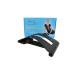 Back Stretcher Lumbar Back Pain Relief Device Multi-Level Back Massager Lumbar Pain Relief for Herniated Disc Sciatica Scoliosis Lower and Upper Back Stretcher Support (Black)