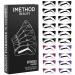 iMethod Eyebrow Stencils Eyebrows Shape Reusable - 20 Eyebrow Stencil Kit  Eyebrow Stencil for Beginners  Eye Brow Stencil Kits for Eyebrow Stamp  Eyebrow Shaping Kit for Women Makeup  Easy to Use & Flexible 20 Eyebrow S...
