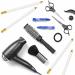 8 Pieces Barber Pencil Set with Sharpener - Beard Guide and Hairline Razor Trace Pencils for Men - White - Buy Online on GoSupps.com