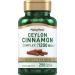 Piping Rock Ceylon Cinnamon Capsules 1200 mg | 200 Count | Complex Herbal Extract Supplement for Women and Men | Vegetarian Non-GMO Gluten Free