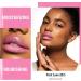 Oulac Warm Pink Lipstick - Moisture Shine Hydrating Lipstick & Tinted Lip Balm | Juicy Glossy Finish Vegan Cruelty-Free - First Love (07) - Buy Online on GoSupps.com