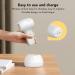 Cordless Baby Hair Dryer Portable Gentle Heat Portable Body Blower with 2 Speed Settings Constant Temperature Low Noise Small Hair Blow Dryer for Infant Toddler (White and Grey) - Buy Online on GoSupps.com