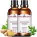 Plant Massage Oil Turmeric Oil for Arthritis & Pain Relief Relaxing Warming Wormwood Ginger Essential Oil Organic Rosemary Oil Moisturizing Body Oil Promote Blood Circulation (2PCS)