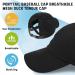 Spring Baseball Cap for Women | Adjustable Ponytail Cap | Breathable Mesh Sun Hat for Outdoor Sports | Cross Black Leisure Cap - Buy Online on GoSupps.com