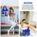 Portable Shower Mesh Caddy Bag for Travel and Swimming - Quick Dry Toiletry Organizer with Zipper (Dark Blue) - Buy Online on GoSupps.com