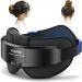 RENPHO Eyeris Masc Head & Eye Massager Migraine Relief Headache Massager for Forehead FSA Eligible HSA Heated Mask Massager Scalp Stress Relax - BLACK