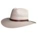 American Hat Makers Straw Hats for Men & Women  Barcelona Fedora Hat  Sun Hat  Outdoor Beach Hat Medium Cream