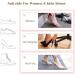 CB 4 Pairs Cloth Surface Sponge Inserts - Invisible Slim Insoles for Women's Shoes 5-8, Style A Nude & Black - Ball of Foot Pain Relief & Arch Support - Buy Online on GoSupps.com