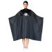 SMARTHAIR Professional Salon Cape 54x62 Black - Polyester Haircut Apron, Shampoo & Chemical Resistant - Buy Online on GoSupps.com