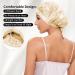 100% Mulberry Silk Sleep Cap for Women and Men - Adjustable Hair Bonnet for Curls - Champagne Small Size - Buy Online on GoSupps.com