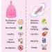 SHORDY Menstrual Cup (Large) with Box | Soft & Flexible Copa Menstrual Kit | Eco-Friendly & Safer Alternative for Women | Up to 12 Hours of Comfort | Pink - Buy Online on GoSupps.com