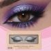 Lazy Eye Shadow Eyelash Patch Colorful Eyeshadow and Eyelash Sticker Reusable Glitter Eyeshadow Sticker with Eyelashes for Women Party Travel Evening Out Wedding Gray - Buy Online on GoSupps.com