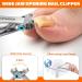 Heavy Duty Toenail Clippers for Seniors | Large Ingrown Nail Cutter with Long Handle & Wide Opening | Sharp Toenail Clippers for Thick Nails - Buy Online on GoSupps.com