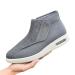 MisFun Diabetic Shoes for Men Comfortable Women's Velcro Walking Shoes Adjustable Diabetic Shoes Suitable for Men Womens and Elderly with Diabetes 6 Dark Grey