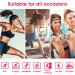 Wllhyf Non-Slip Elastic Sports Headbands - 4 Pieces Moisture-Wicking Hair Bands for Running & Yoga (Black) - Buy Online on GoSupps.com