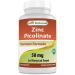 Best Naturals Zinc 50mg Supplements (as Zinc Picolinate) - Zinc Vitamins for Adults Immune Support - 120 Tablets (120 Count (Pack of 1))