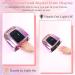 96W Rechargeable UV LED Nail Lamp Portable Cordless UV Light for Nails with LCD Display Auto Sensor (Purple) - Buy Online on GoSupps.com