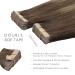 Salife Real Hair Tape Extensions - 20 Pcs 50g 18 inch Balayage Chocolate Brown to Honey #4/26/4 - Invisible Skin Weft Hair Extensions - Buy Online on GoSupps.com