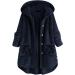 Shop Hanxiulin Women's Fleece Plush Jacket - Warm Zippered Wool Coat with Hood | Long-Sleeved Lightweight Winter Fleece - Buy Online on GoSupps.com