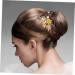 Angoily 4 Sets Hairpin Floral Decor Flower Hair Comb Wedding Party Headpieces Wedding Hair Pin Flower Hair Comb Clip Hair Barrettes Bridal Headdress Zinc Alloy Women's Korean Pearl Flower - Buy Online on GoSupps.com