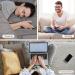 Mokani 2-in-1 Foot Warmer | Electric-Free Heating | Soft Flannel Cover & 2L Rubber Hot Water Bottle for Pain Relief | Perfect for Men & Women | Gray 40x35cm - Buy Online on GoSupps.com