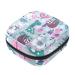 Menstruation pad bag zip women bandage napkin bag tampons collecting bags for women girls (Christmas animals sloths alpaka flamingo unicorn pattern)