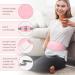 FTOYIN Menstrual Heating Pad with 5 Massage Modes for Back Pain Relief - Electric Fast Heat Pad for Women (Pink) - Buy Online on GoSupps.com