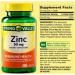 Spring Valley Zinc 50mg Dietary Supplement 200 Caplets + STS Home Sticker - Buy Online on GoSupps.com