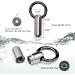 Titanium Pill Case Necklace & Keychain - Waterproof Tiny Pill Holder for Men | Micro Emergency Aspirin & Nitro Fob Box - TC11 (2-Pack - Buy Online on GoSupps.com