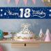 Golddrock 18th Birthday Cake Topper & Deco | Perfect Decorations for Boys & Girls | Elegant 18th Birthday Party Supplies - Buy Online on GoSupps.com