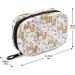 Buy Cute Corgi Dog Pill Organizer Case - 7 Day Travel Pill Box & Portable Vitamin Holder in Yellow Puppy Bone Design - Buy Online on GoSupps.com