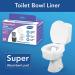 Carebag Toilet Bowl Liners 20 Count - Leak Resistant, Odor Eliminator & Universal Fit - Convert Regular Toilet to Dry Toilet - by Cleanis - Buy Online on GoSupps.com