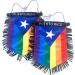 Puerto Rico LGBT Car Flag - Show Your Pride on the Go! - Buy Online on GoSupps.com