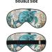 Watercolor Sea Turtle Sleep Mask | Adjustable Double-Sided Eye Mask & Soft Eye Covers for Perfect Shading & Eye Edema Relief - Buy Online on GoSupps.com