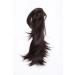 Clip-In Ponytail Hair Extensions - Ombre 30cm Dark Brown Jaw Claw Updo for Women - Buy Online on GoSupps.com
