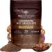 Unsweetened Organic Hot Chocolate Mix w/ 5 Defenders (Turkey Tail, Chaga, Maitake, Shiitake, Reishi Mushroom Powder) - Cacao Powder - Gluten-Free, Non-GMO, Vegan (15 Servings) Unsweetened Hot Chocolate
