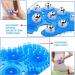 perfk 3x Massage Gloves with 9 Rotating Balls Ultimate Relaxation for Face Neck Back Chest Stomach Legs & Feet | International Shipping - Buy Online on GoSupps.com