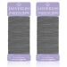 JASVERLIN Small Hair Ties Hair Elastics  Snag Free No Metal Elastic Hair Bands for Girls Women Men  Thin Ponytail Holders Hair Accessories Suit Fine to Medium Curly Hair 2mm 80 Pcs (Gray)