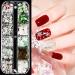 12 Grid Snowflake Nail Sequins Art Holographic Christmas Nail Jewelry Decoration - Buy Online on GoSupps.com