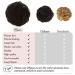 RUWISS Informal Hair Pick - 100% Real Hair Rose Dot Scrunchies for Women | Darkest Brown - 1 Piece - Buy Online on GoSupps.com