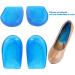 Silicone Gel Heel Inserts for O/X Leg Correction | Orthotic Arch Support Insoles for Men and Women (S34-40) - Buy Online on GoSupps.com