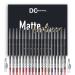 DC-BEAUTIFUL 18 Colors Lip Liners Pencil Set with 2 Pencil Sharpeners, Premium Waterproof Smooth Lip Pencils, Long Lasting Matte Makeup Lipliners(2022 Upgraded) style-1