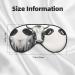 Black and White Cow Print Unisex Sleep Eye Mask | Soft Comfort Eye Shade for Travel Yoga & Shift Work - Buy Online on GoSupps.com