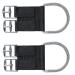 AMKA saddle girth converter made of nylon adapter for saddle girths 1 pair 2-buckle saddle girth converter (Cinch) from English to Western