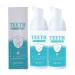 2 Pcs Teeth Whitening Mousse Foam Toothpaste Mouthwash Foam Toothpaste Remove Stains Long-Lasting Freshness.