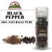 Himalayan Chef Black Pepper Grinder - 1.76 oz | Premium Quality | Freshly Ground | Natural and Healthy - Buy Online on GoSupps.com